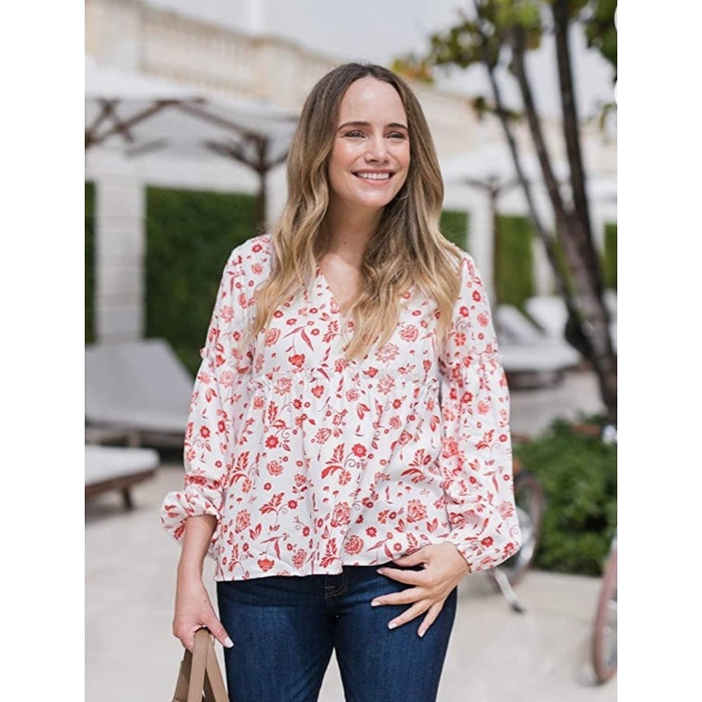 The Drop x Grace Atwood blouse